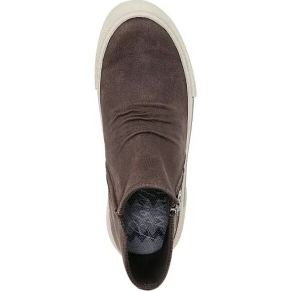 🆕️👟Wave-Zip Sneaker Boot - Blowfish Malibu, Charcoal Faux Suede, Sz 8 - Picture 4 of 7